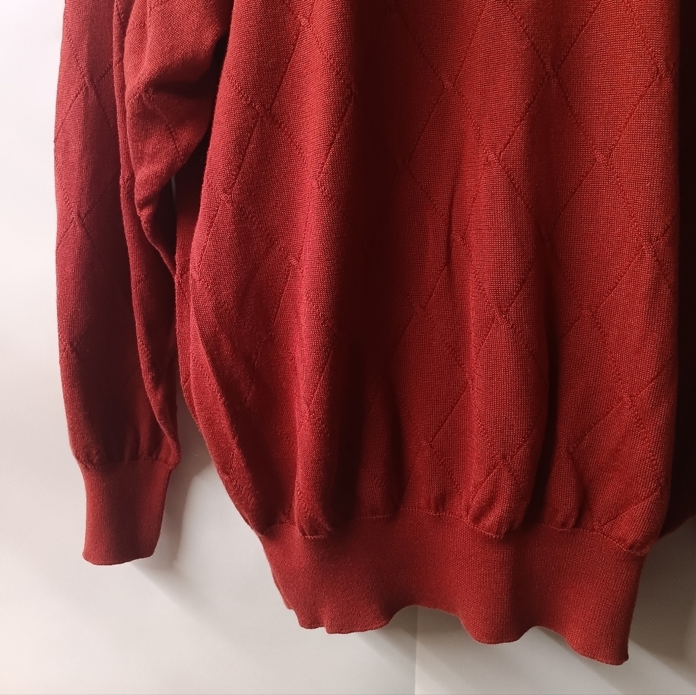 Chic Red Knit Sweater - Picture 7 of 9